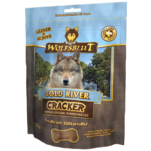 Wolfsblut Cold River Cracker - Forelle mit Süßkartoffel