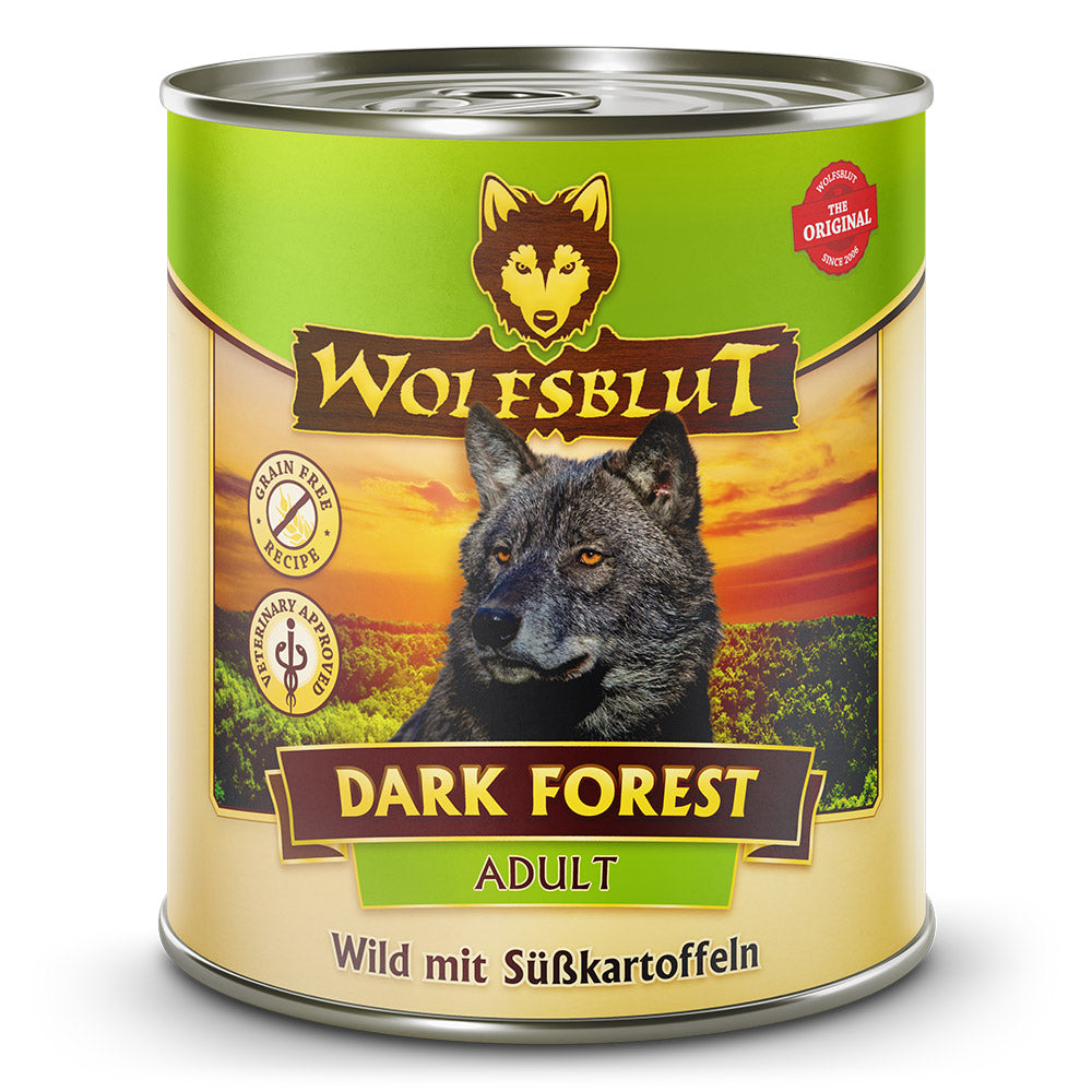 Wolfsblut Dark Forest Adult - Wild mit Süßkartoffel Nassfutter