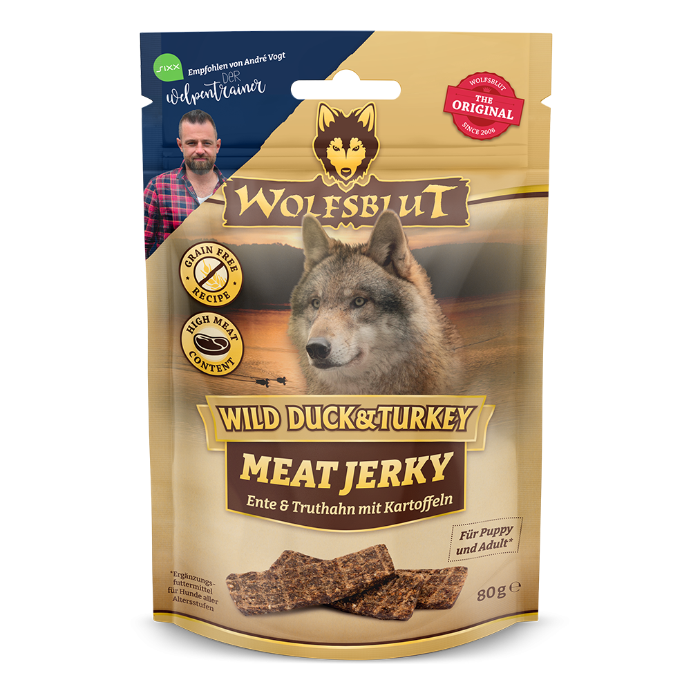 Wolfsblut Meat Jerky Wild Duck & Turkey