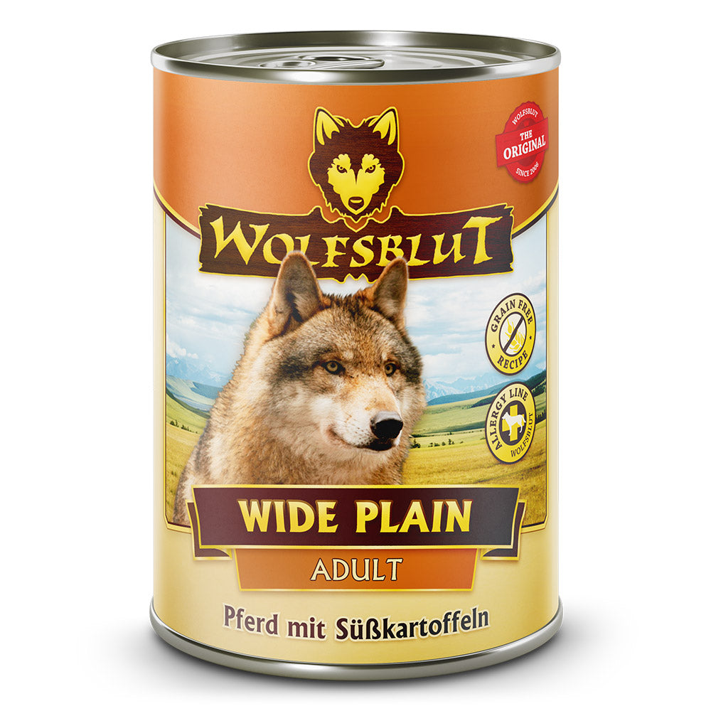 Wolfsblut Wide Plain Adult - Pferd mit Süßkartoffel Nassfutter