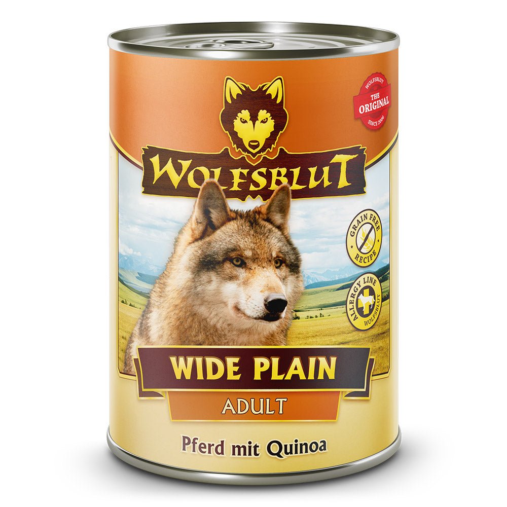 Wolfsblut Wide Plain Quinoa Adult - Pferd mit Quinoa Nassfutter