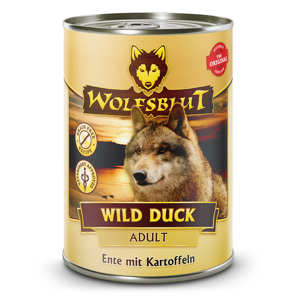 Wolfsblut Wild Duck Adult - Ente mit Kartoffel Nassfutter