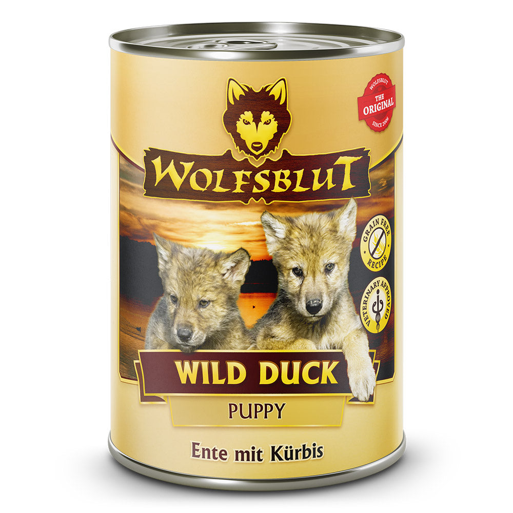 Wolfsblut Wild Duck Puppy - Ente mit Kürbis Nassfutter