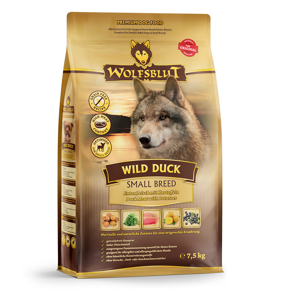 Wolfsblut Wild Duck Small Breed - Ente mit Kartoffel