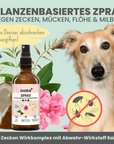 noms+ Zpray für Hunde gegen Zecken, Flöhe, Milben & Mücken [Jahresvorrat]