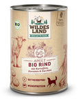 Wildes Land Hund Bio Rind mit Kartoffeln