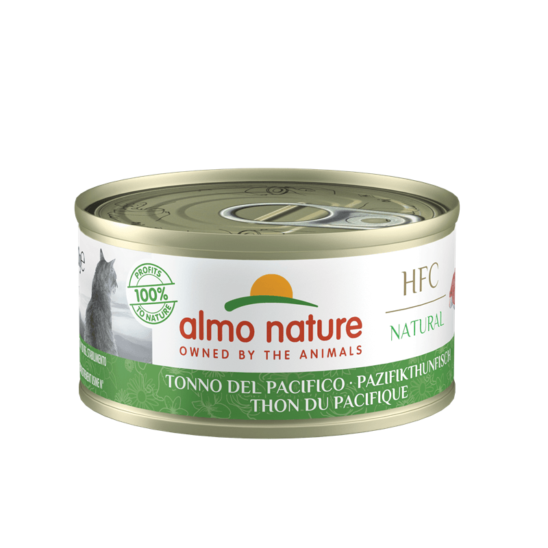 Artikel mit dem Namen Almo Nature Pazifikthunfisch im Shop von zoo.de , dem Onlineshop für nachhaltiges Hundefutter und Katzenfutter.