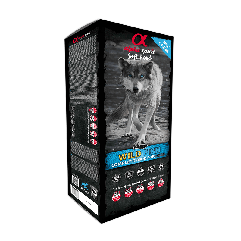 alpha spirit Dog Complete Soft Food Wild Fish, Nassfutter