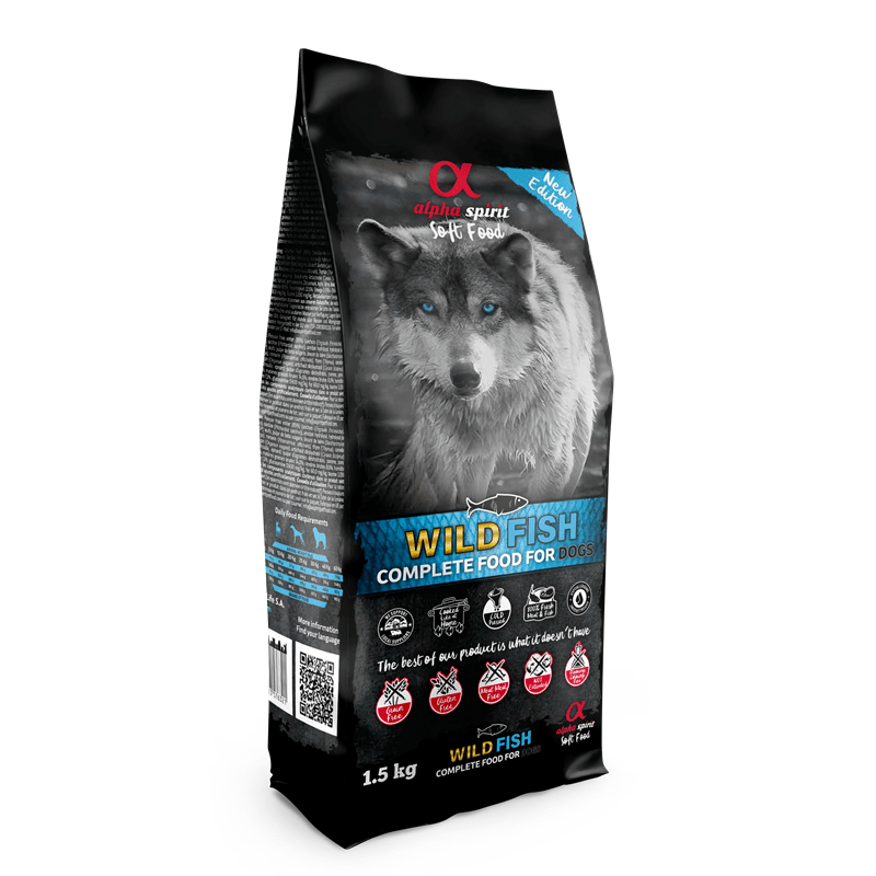 alpha spirit Dog Complete Soft Food Wild Fish, Nassfutter