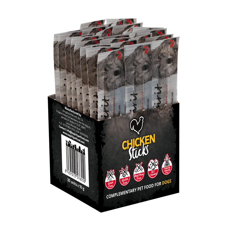 alpha spirit Dog Individual Stick Huhn, Snacks