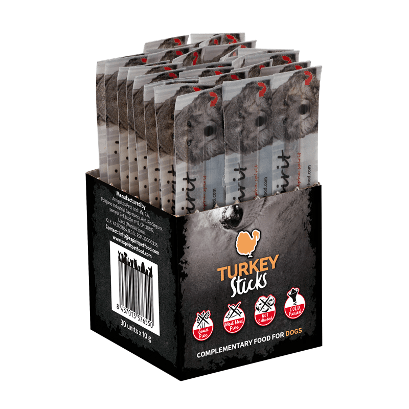 alpha spirit Dog Individual Stick Truthahn, Snacks