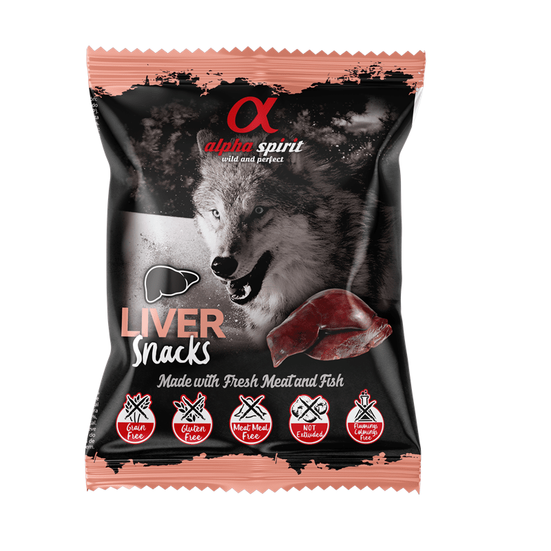 alpha spirit Snacks Bag gewürfelt Leber