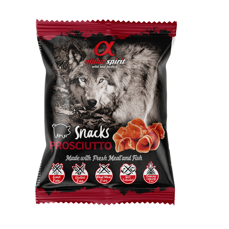alpha spirit Snacks Bag gewürfelt Prosciutto