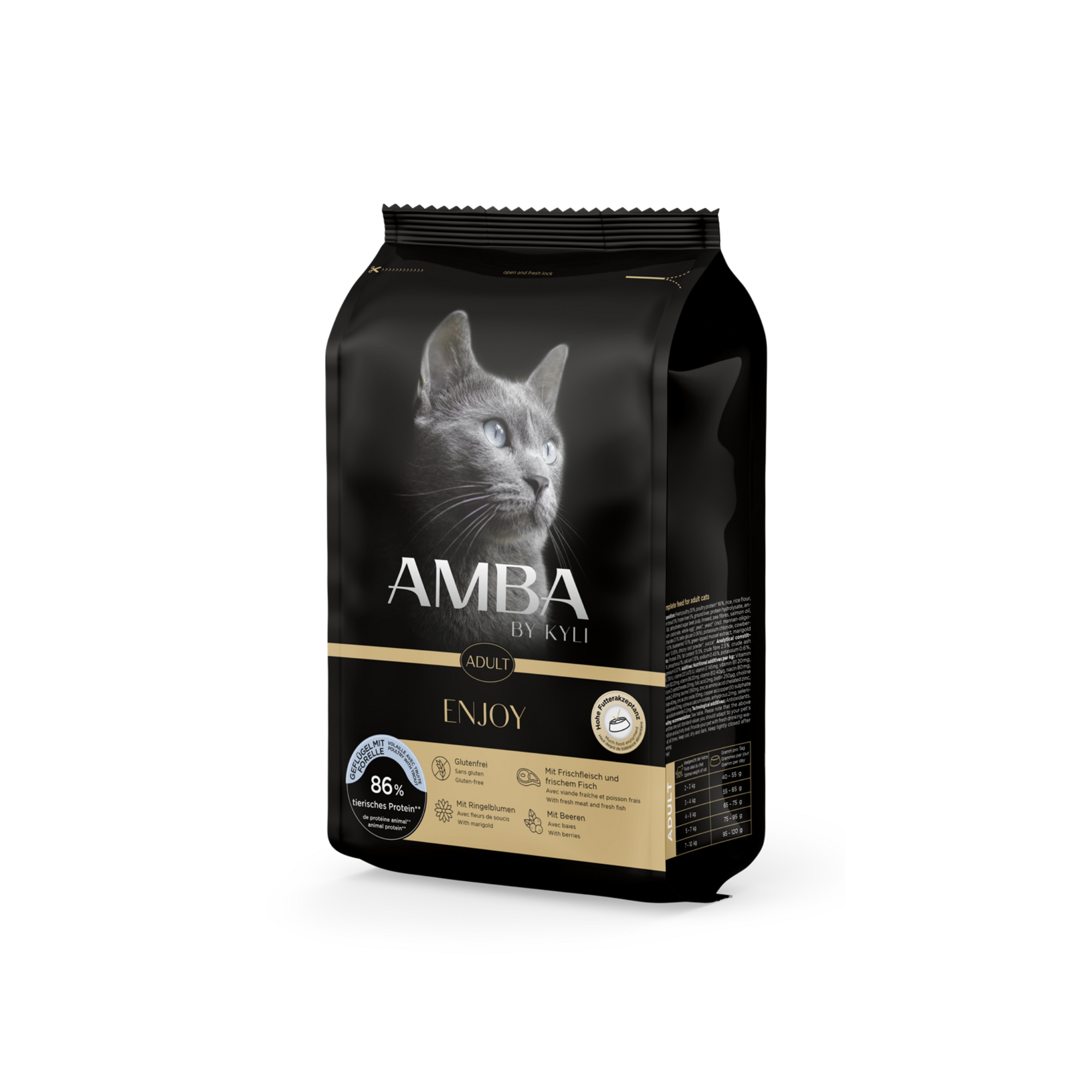 Artikel mit dem Namen AMBA by kyli Enjoy im Shop von zoo.de , dem Onlineshop für nachhaltiges Hundefutter und Katzenfutter.