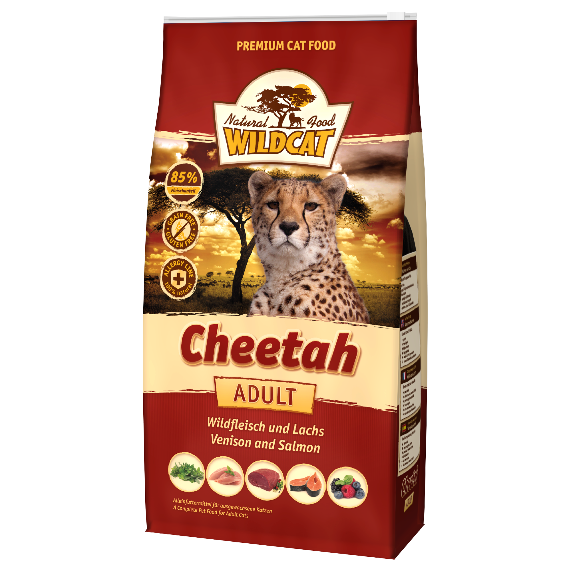 Wildcat Cheetah Adult - Wildfleisch und Lachs