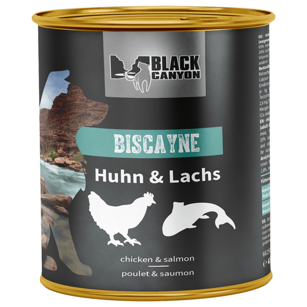 Artikel mit dem Namen Black Canyon Biscayne - Nassfutter im Shop von zoo.de , dem Onlineshop für nachhaltiges Hundefutter und Katzenfutter.