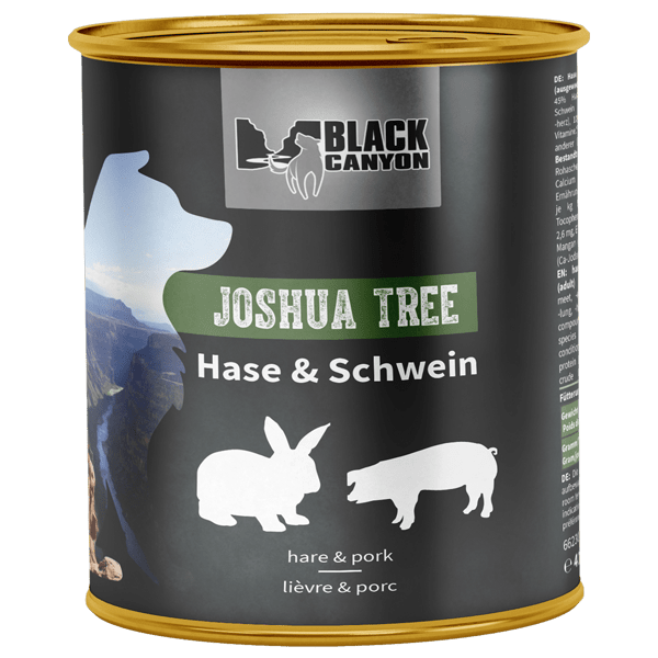 Artikel mit dem Namen Black Canyon Joshua Tree - Nassfutter im Shop von zoo.de , dem Onlineshop für nachhaltiges Hundefutter und Katzenfutter.