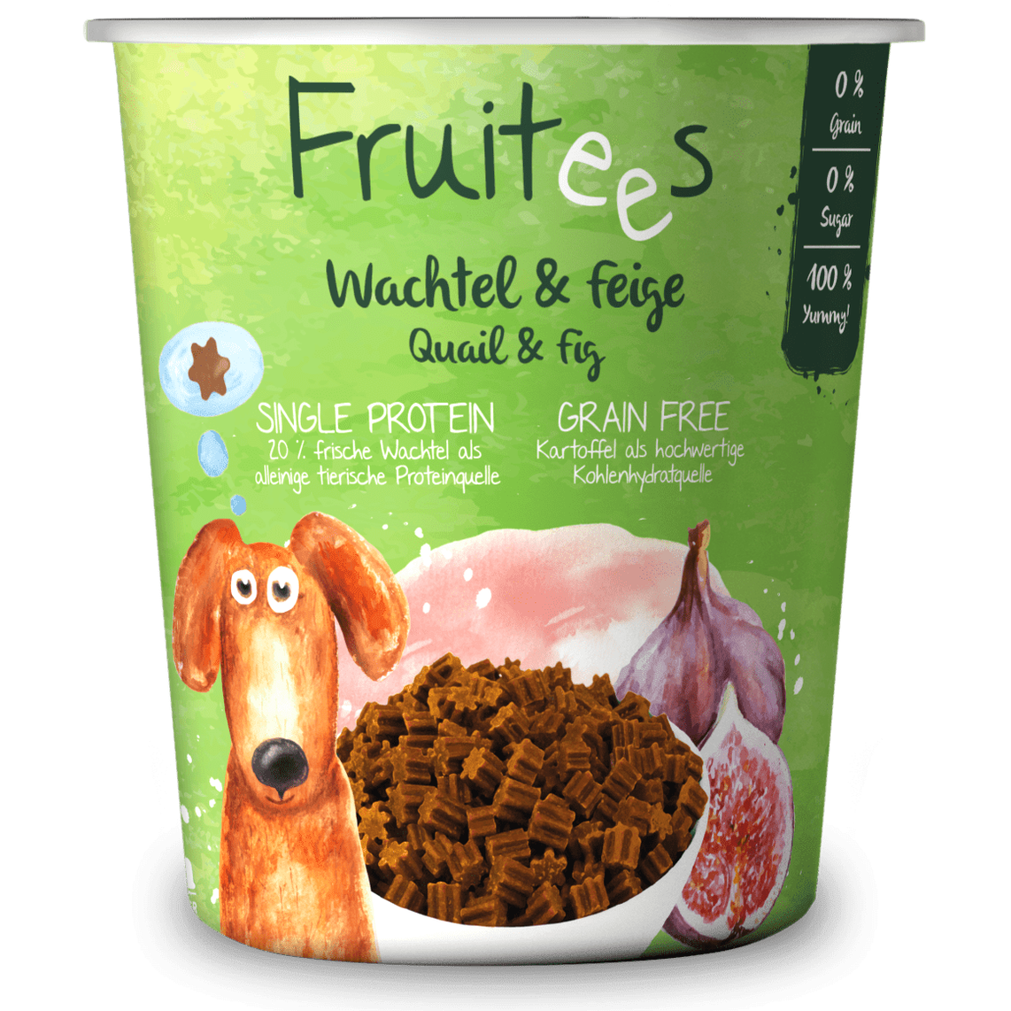 Artikel mit dem Namen Bosch Dog Snack Fruitees Wachtel & Feige im Shop von zoo.de , dem Onlineshop für nachhaltiges Hundefutter und Katzenfutter.