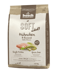 Artikel mit dem Namen Bosch HPC Soft Hühnchen & Banane im Shop von zoo.de , dem Onlineshop für nachhaltiges Hundefutter und Katzenfutter.