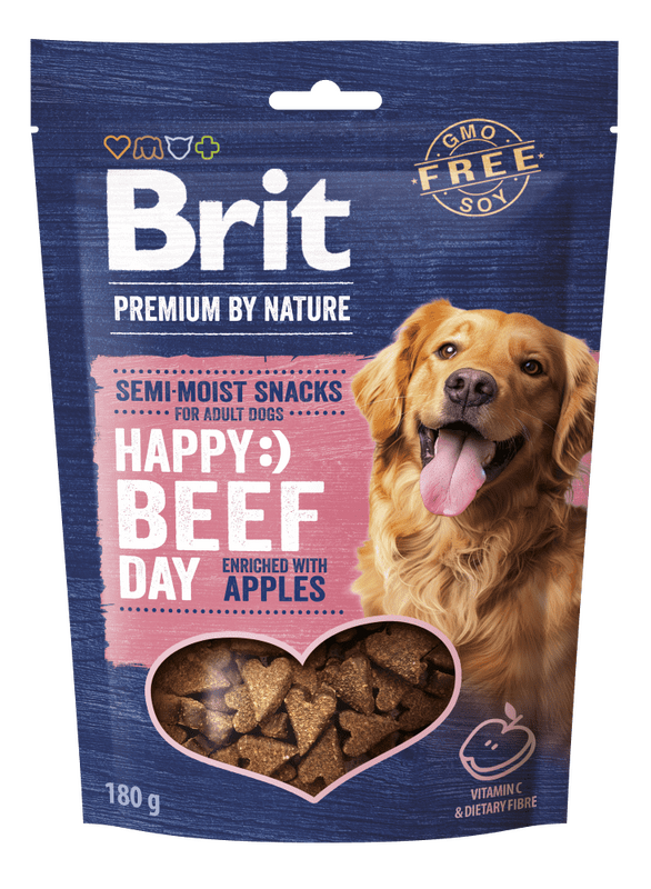 BRIT Premium Dog Semi-Moist Beef with Apples 180 g
