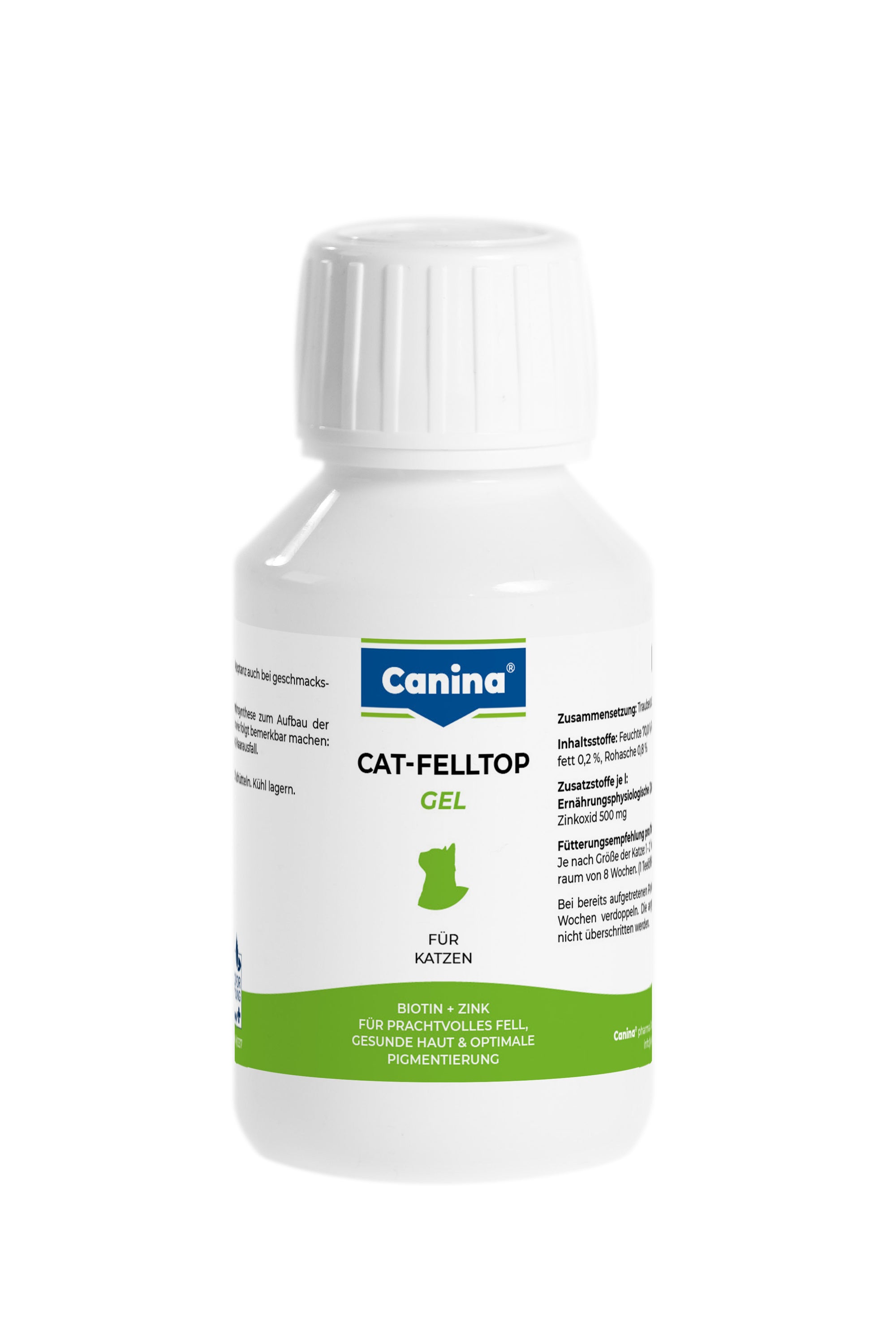 Artikel mit dem Namen Canina Cat-Felltop-Gel im Shop von zoo.de , dem Onlineshop für nachhaltiges Hundefutter und Katzenfutter.