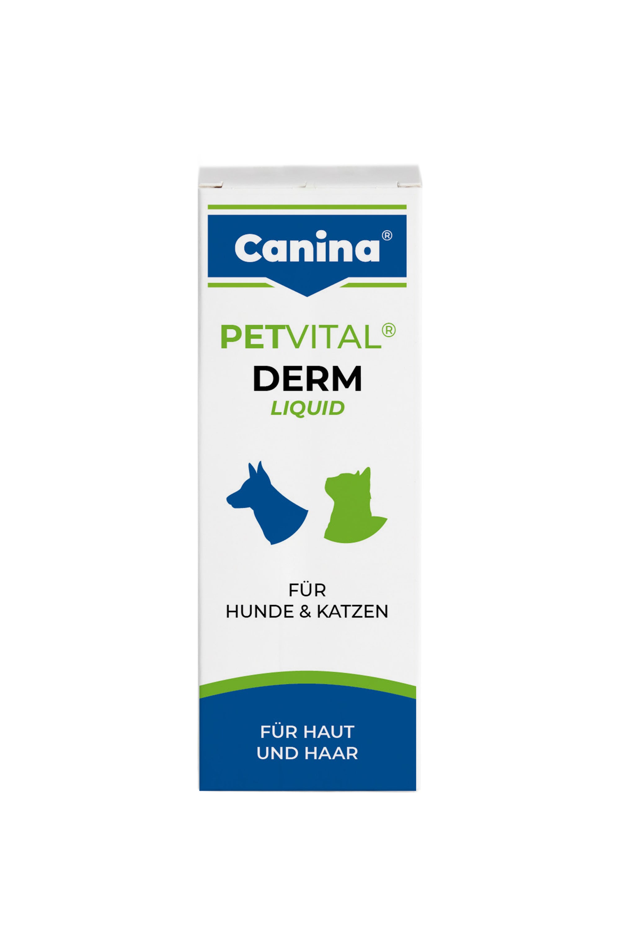 Artikel mit dem Namen Canina PETVITAL Derm Liquid im Shop von zoo.de , dem Onlineshop für nachhaltiges Hundefutter und Katzenfutter.