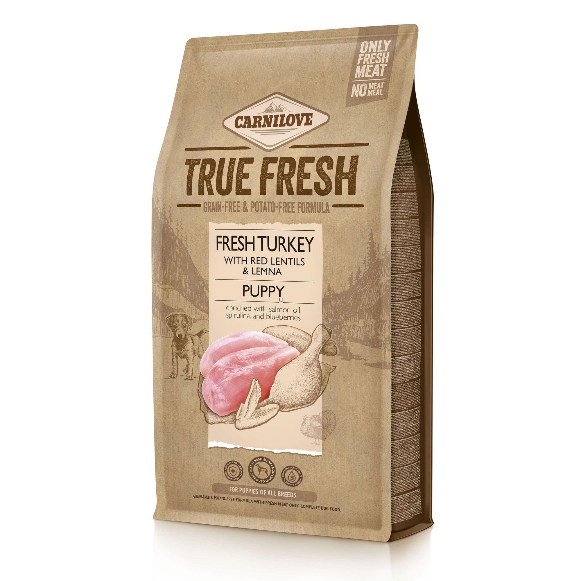 Artikel mit dem Namen Carnilove Dog Adult True Fresh Puppy im Shop von zoo.de , dem Onlineshop für nachhaltiges Hundefutter und Katzenfutter.
