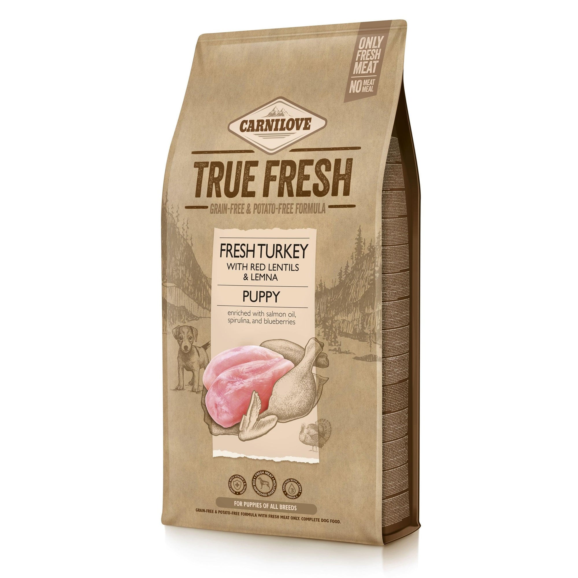 Artikel mit dem Namen Carnilove Dog Adult True Fresh Puppy im Shop von zoo.de , dem Onlineshop für nachhaltiges Hundefutter und Katzenfutter.