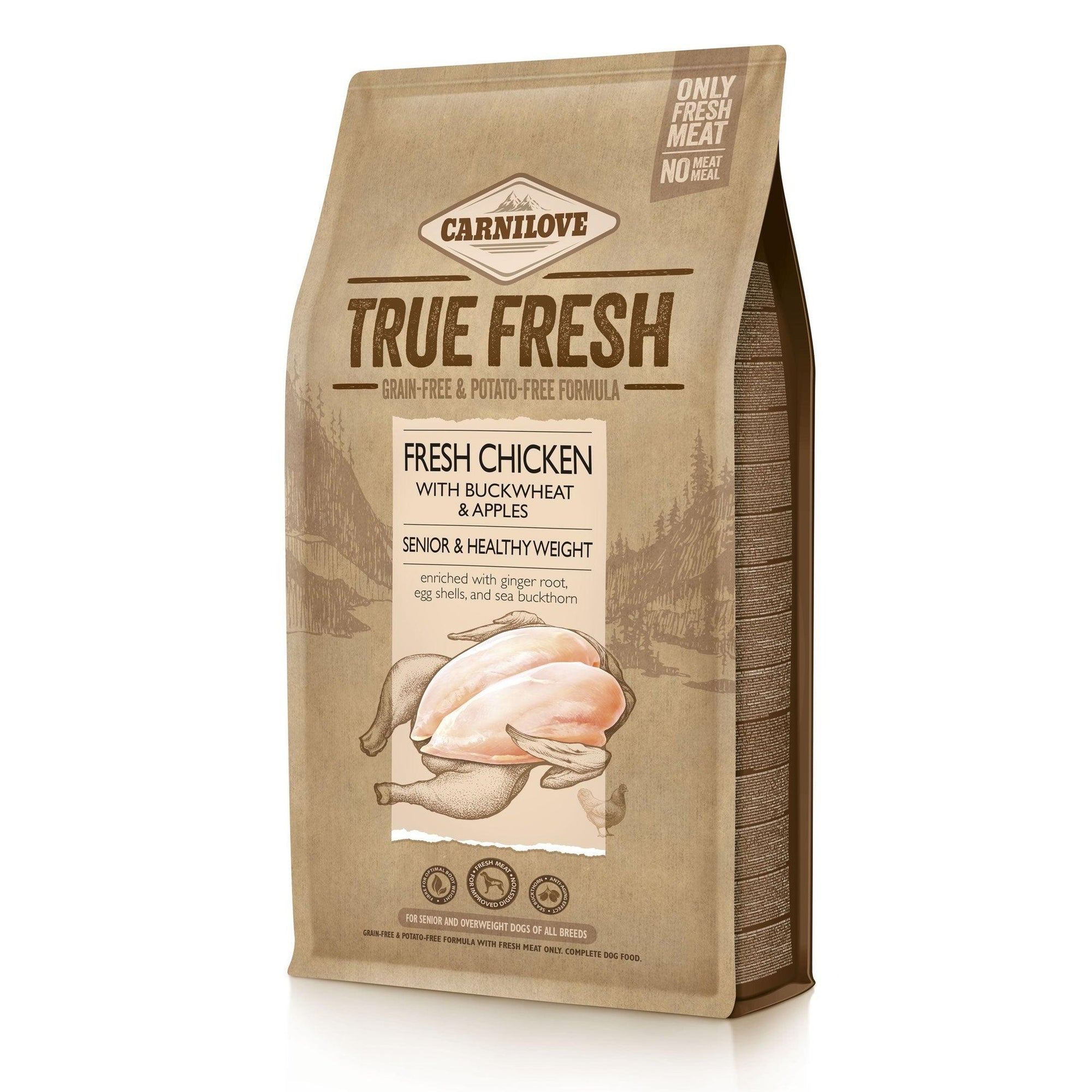 Artikel mit dem Namen Carnilove Dog Adult True Fresh Senior im Shop von zoo.de , dem Onlineshop für nachhaltiges Hundefutter und Katzenfutter.