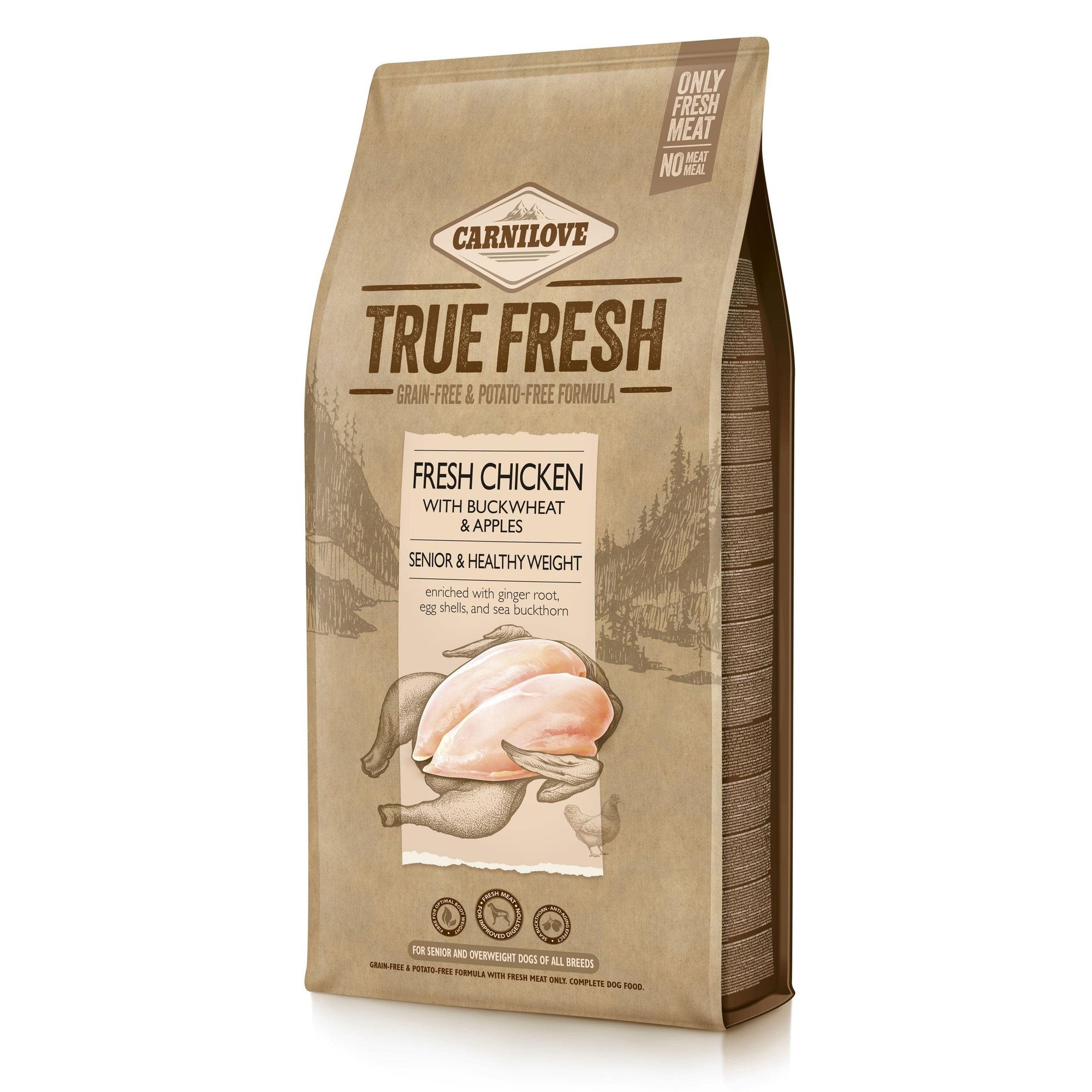 Artikel mit dem Namen Carnilove Dog Adult True Fresh Senior im Shop von zoo.de , dem Onlineshop für nachhaltiges Hundefutter und Katzenfutter.