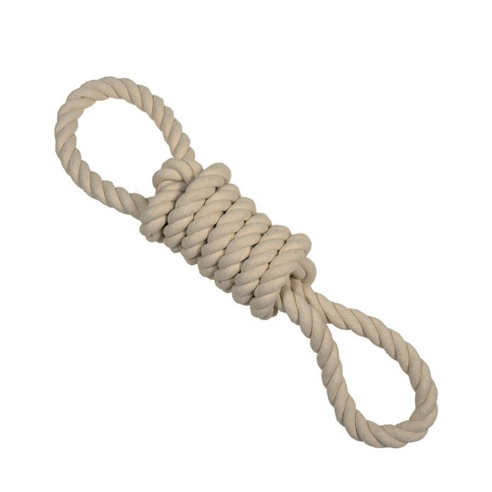 Corwex Nature Play Knotenseil Baumwolle, klein (30 cm), Verpackung mit Produkt