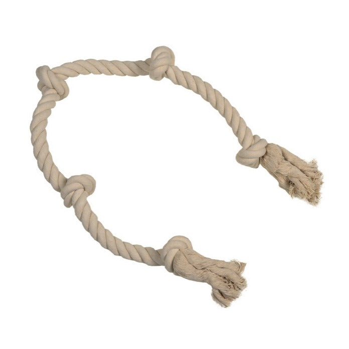 Corwex Nature Play Seil mit 5 Knoten, Verpackung mit Produkt