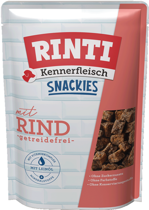RINTI Kennerfleisch Snackies Adult Rind