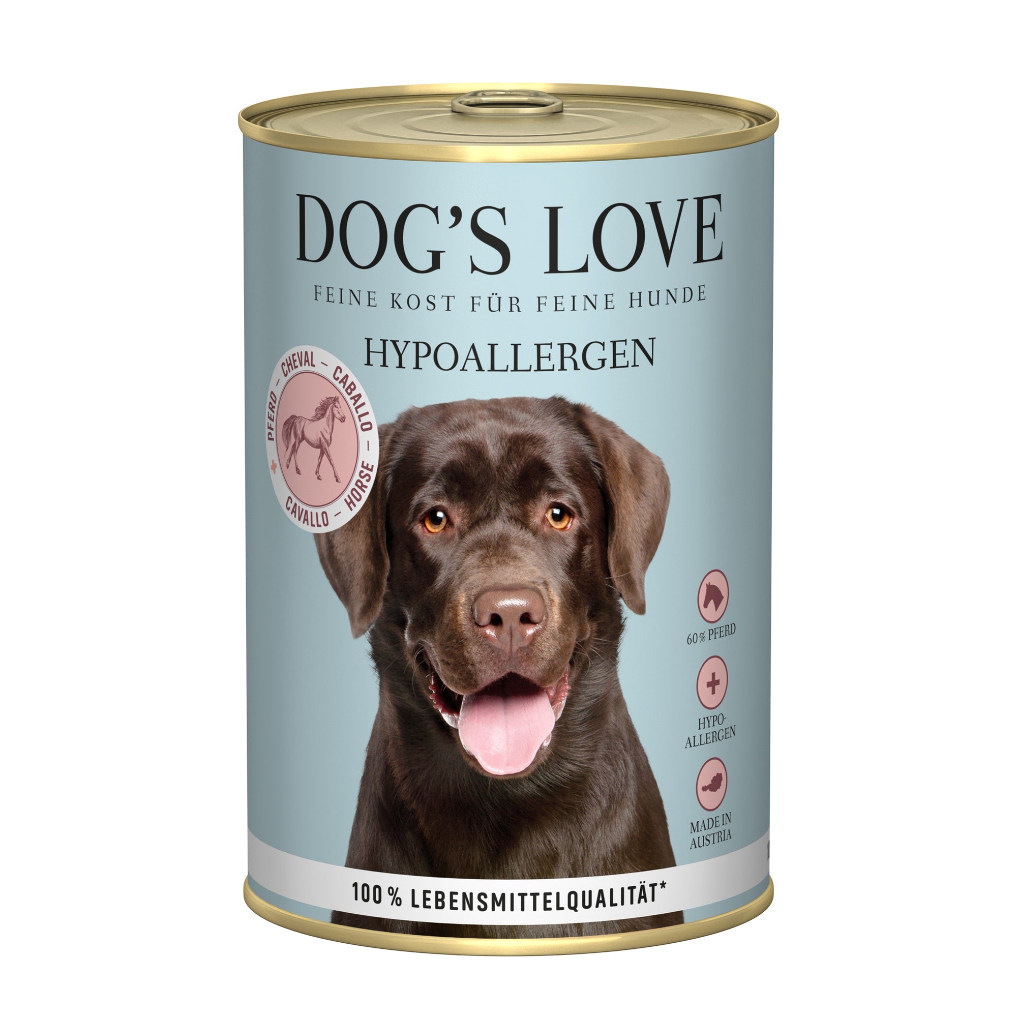 Artikel mit dem Namen DOG'S LOVE HYPOALLEREN Pferd im Shop von zoo.de , dem Onlineshop für nachhaltiges Hundefutter und Katzenfutter.