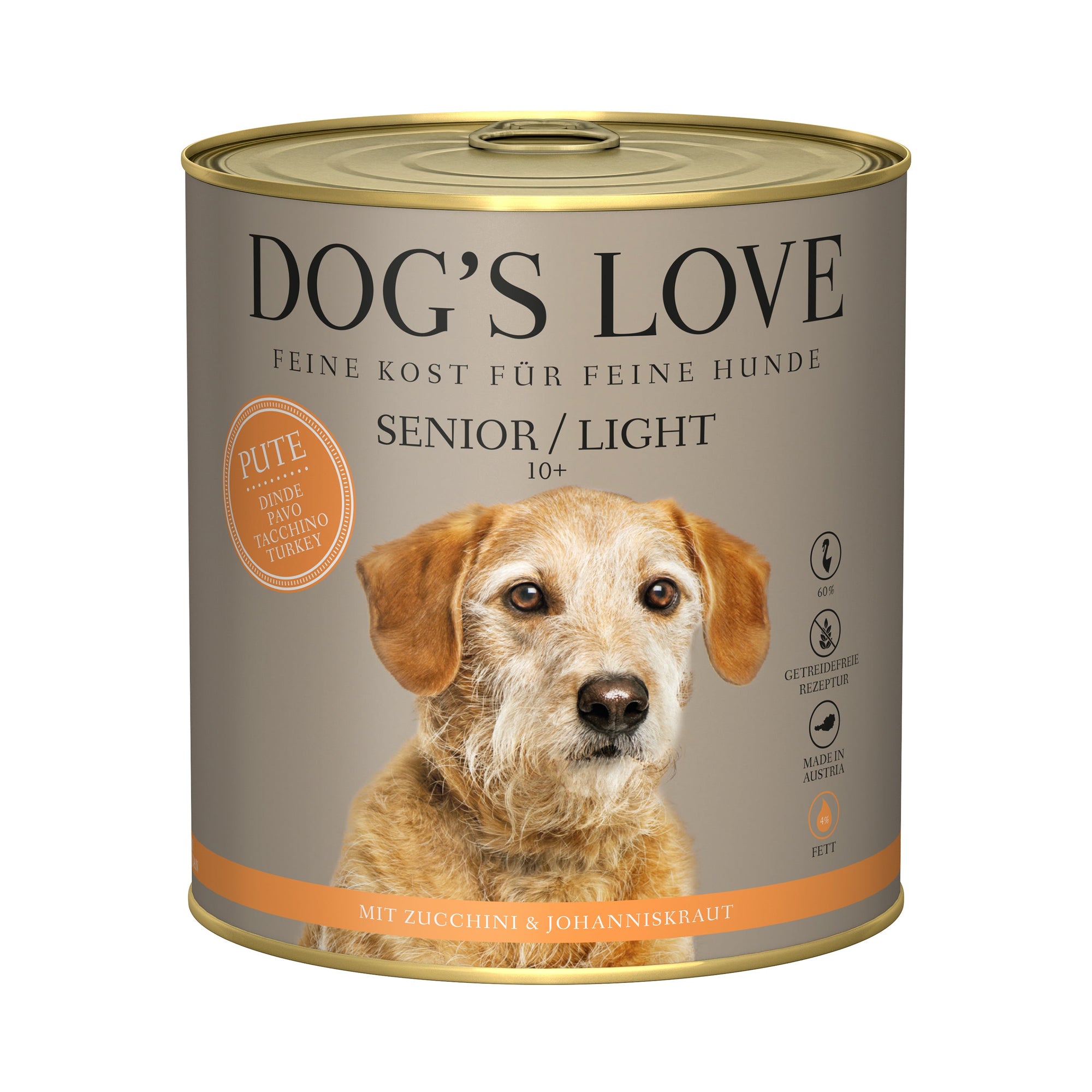 Artikel mit dem Namen DOG'S LOVE Senior Pute Light im Shop von zoo.de , dem Onlineshop für nachhaltiges Hundefutter und Katzenfutter.