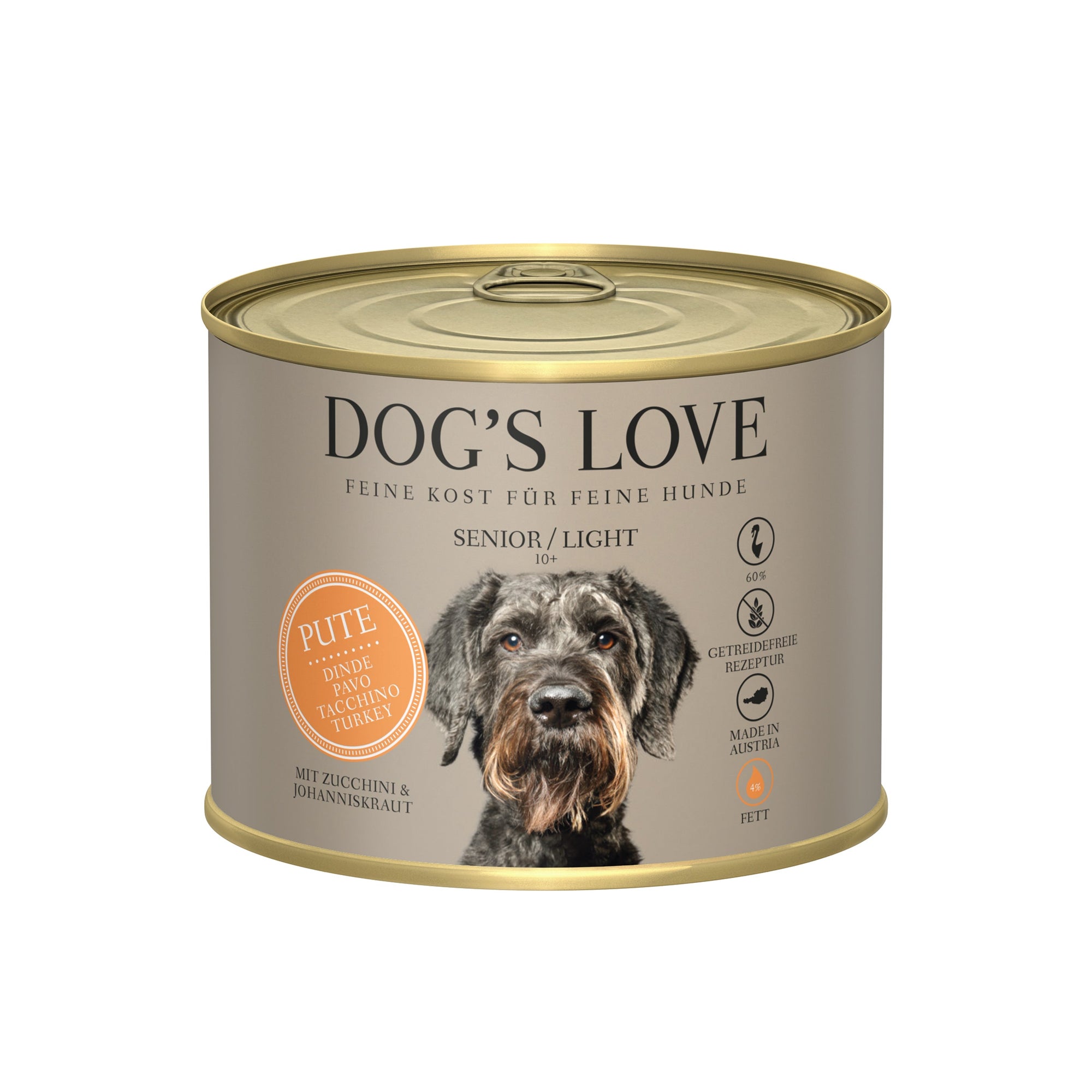 Artikel mit dem Namen DOG'S LOVE Senior Pute Light im Shop von zoo.de , dem Onlineshop für nachhaltiges Hundefutter und Katzenfutter.