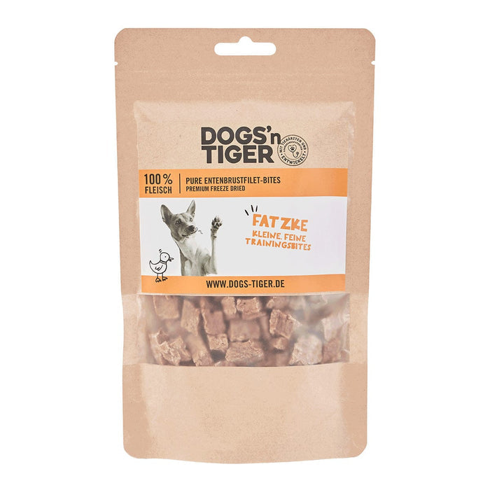 Artikel mit dem Namen Dogs'n Tiger Hund Fatzke Ente im Shop von zoo.de , dem Onlineshop für nachhaltiges Hundefutter und Katzenfutter.