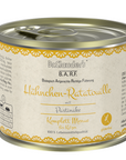 Artikel mit dem Namen Dr.Clauder's Cat BARF Hähnchen-Ratatouille im Shop von zoo.de , dem Onlineshop für nachhaltiges Hundefutter und Katzenfutter.