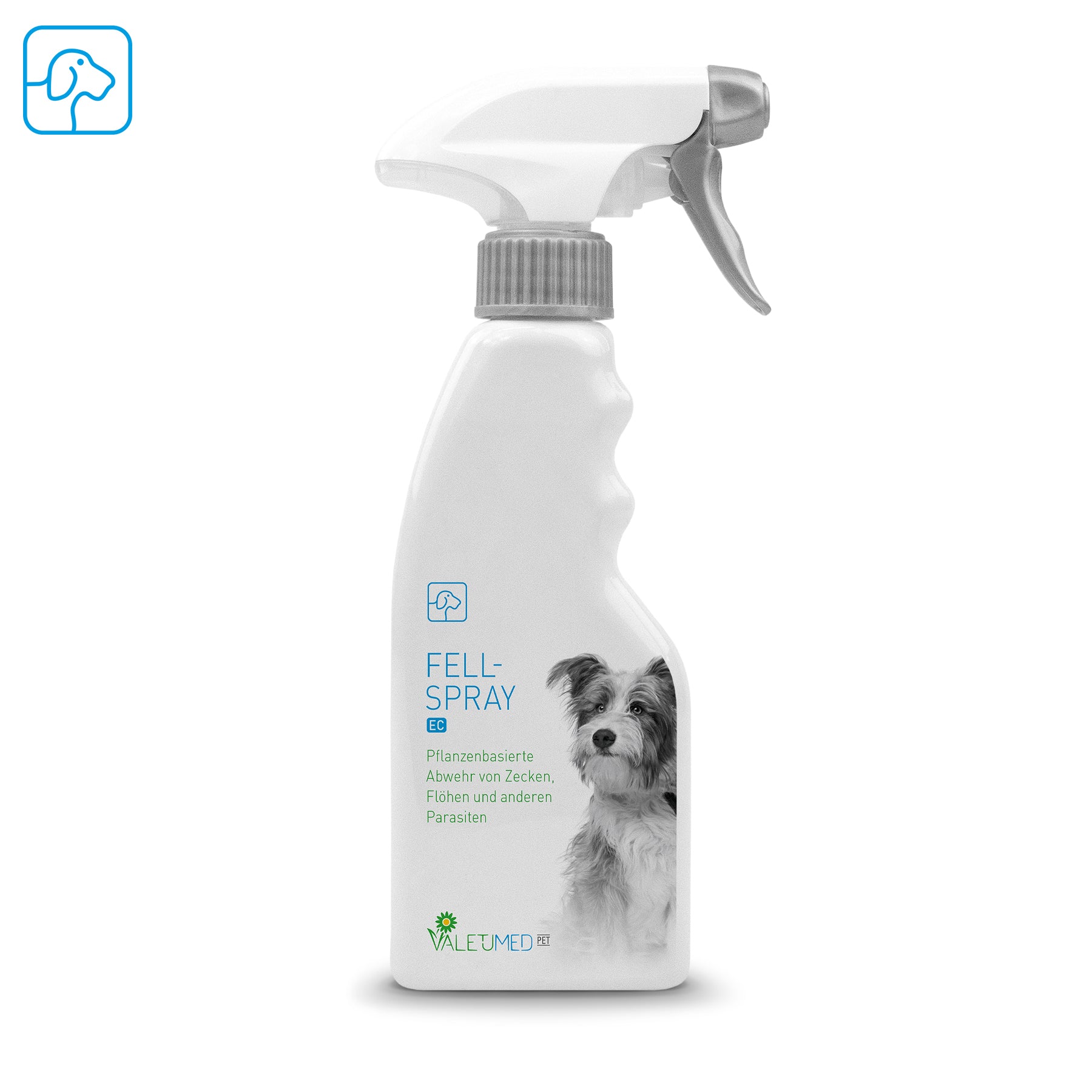 Valetumed Fellspray EC für Hunde, 200-ml-Sprühflasche