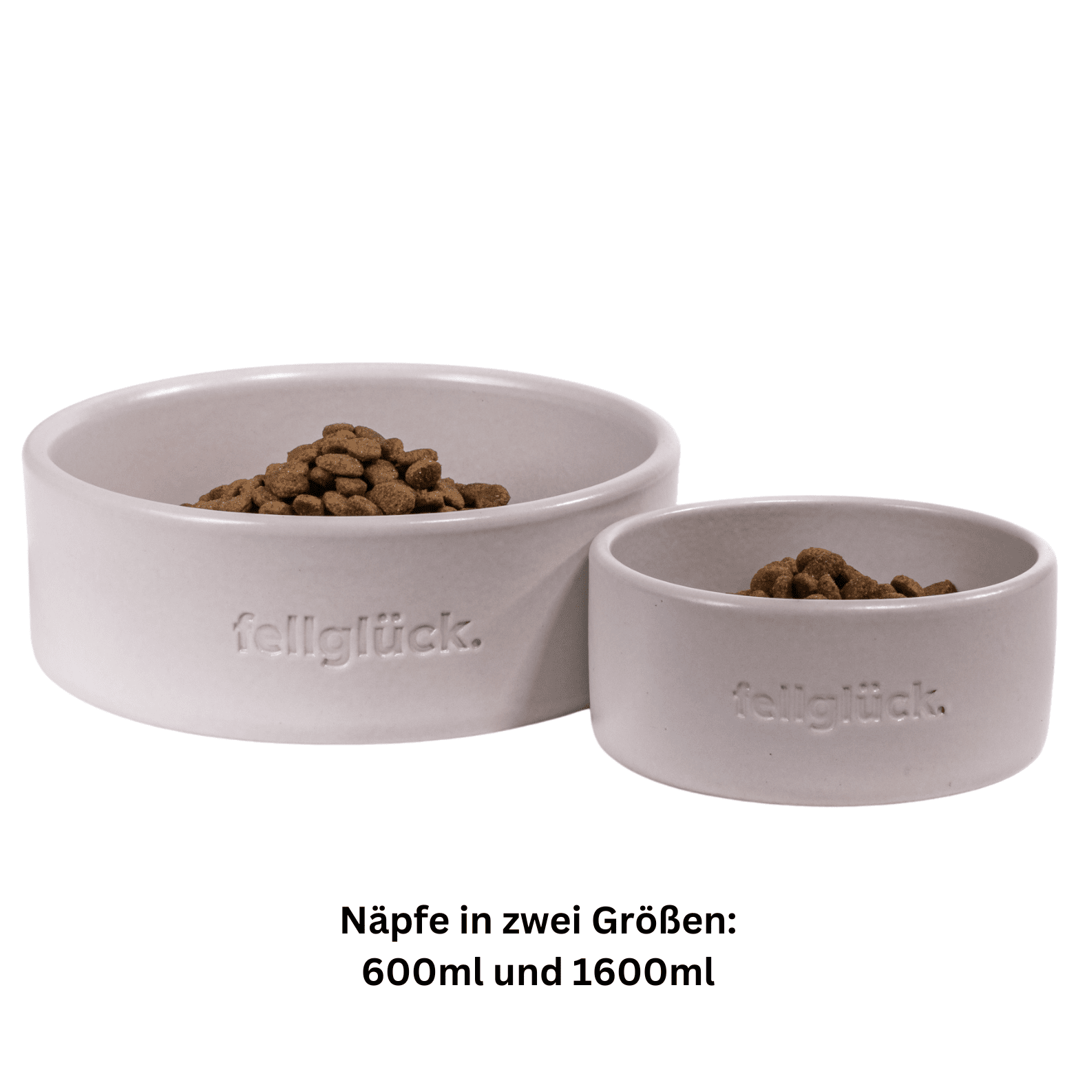 Artikel mit dem Namen Futternapf aus Keramik (Vanilla Weiß) im Shop von zoo.de , dem Onlineshop für nachhaltiges Hundefutter und Katzenfutter.