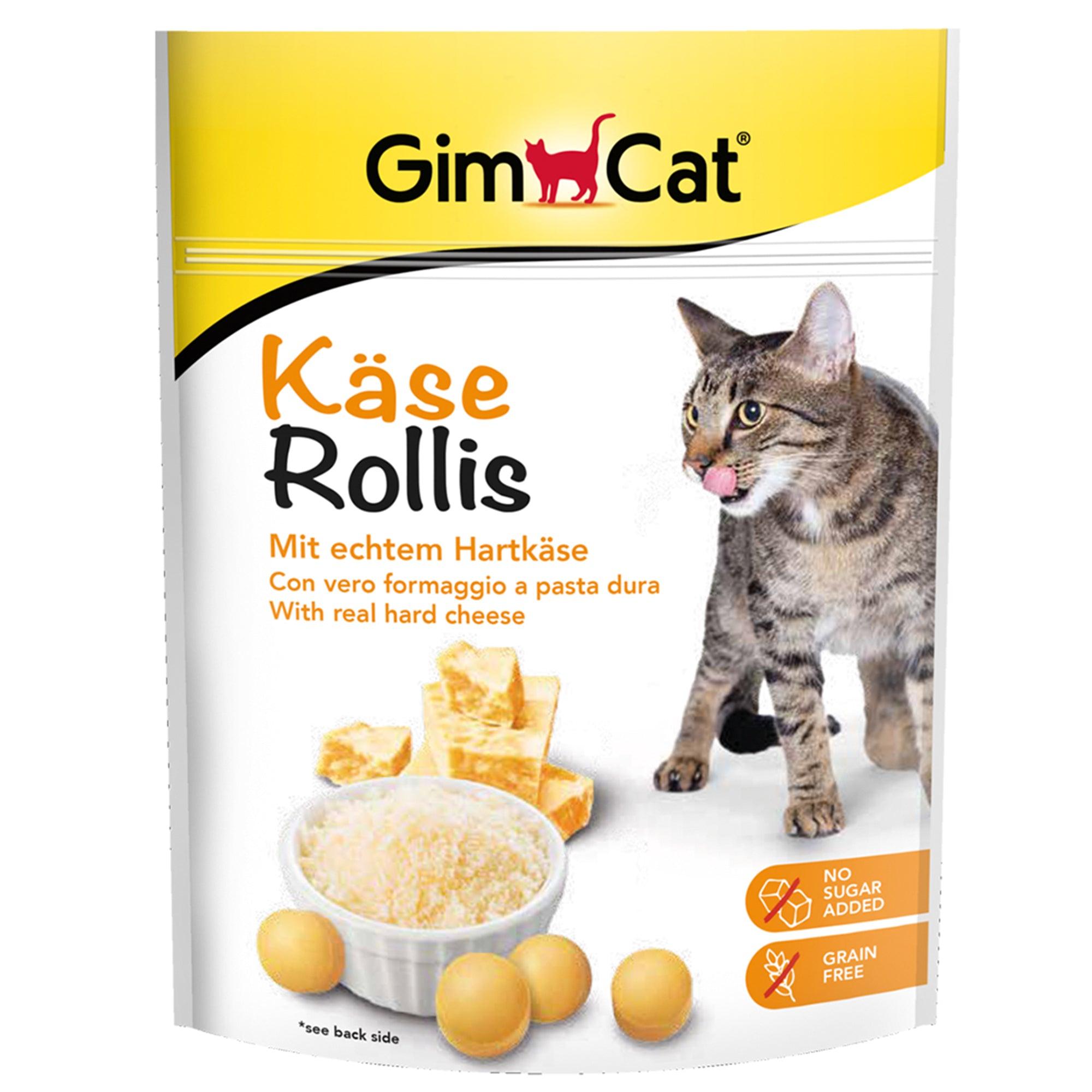 Artikel mit dem Namen GimCat Käse-Rollis im Shop von zoo.de , dem Onlineshop für nachhaltiges Hundefutter und Katzenfutter.