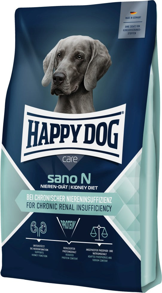 Artikel mit dem Namen Happy Dog Supreme Care Sano N im Shop von zoo.de , dem Onlineshop für nachhaltiges Hundefutter und Katzenfutter.