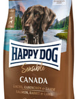 Artikel mit dem Namen Happy Dog Supreme Sensible Canada im Shop von zoo.de , dem Onlineshop für nachhaltiges Hundefutter und Katzenfutter.