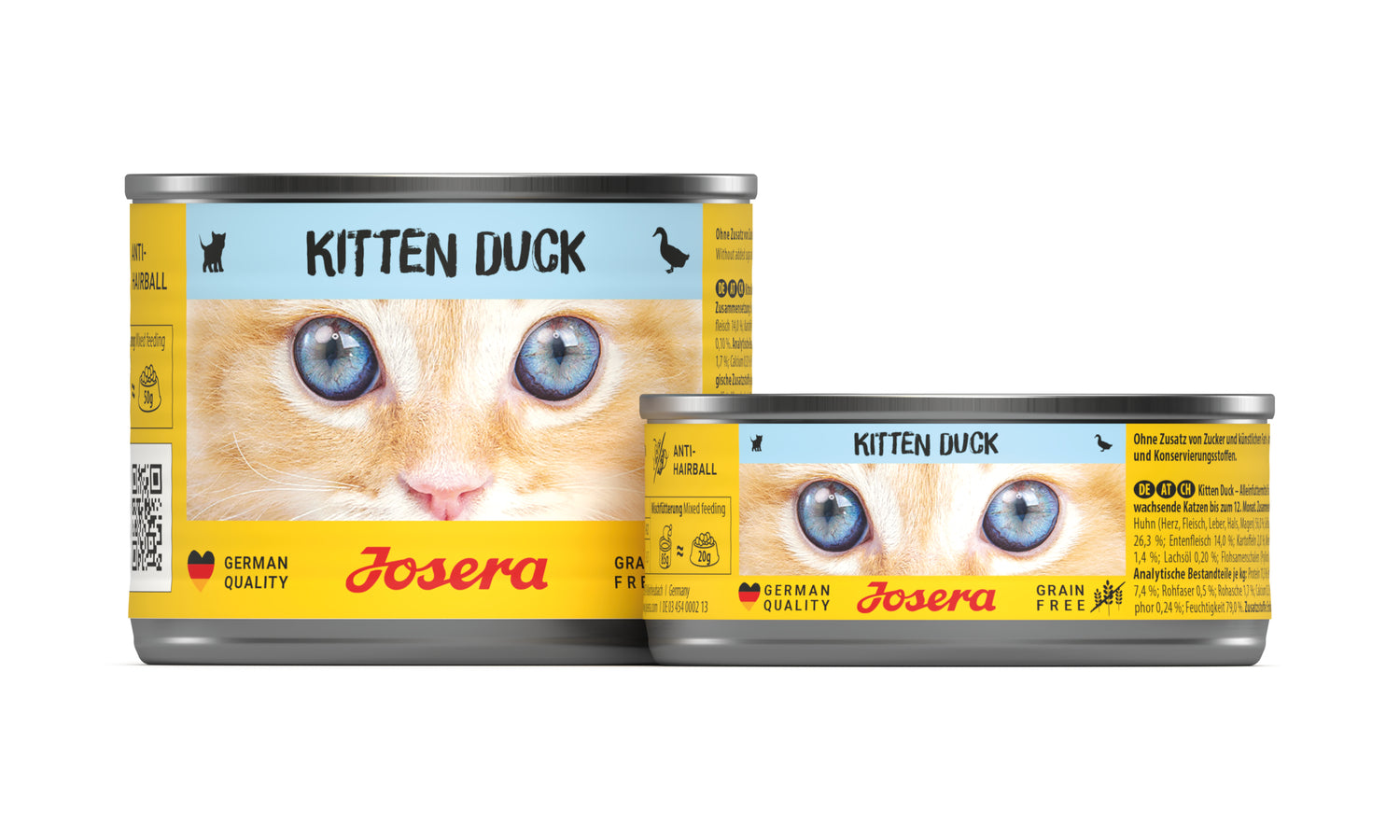 Artikel mit dem Namen Josera Cat Kitten Duck wet im Shop von zoo.de , dem Onlineshop für nachhaltiges Hundefutter und Katzenfutter.