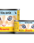 Artikel mit dem Namen Josera Cat Kitten Duck wet im Shop von zoo.de , dem Onlineshop für nachhaltiges Hundefutter und Katzenfutter.