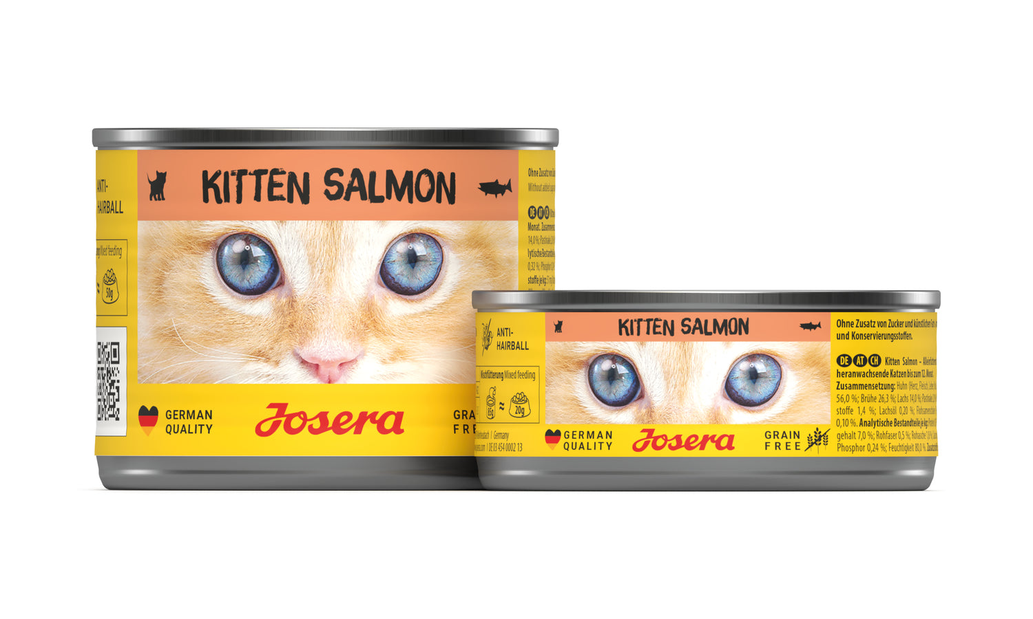 Artikel mit dem Namen Josera Cat Kitten Salmon wet im Shop von zoo.de , dem Onlineshop für nachhaltiges Hundefutter und Katzenfutter.