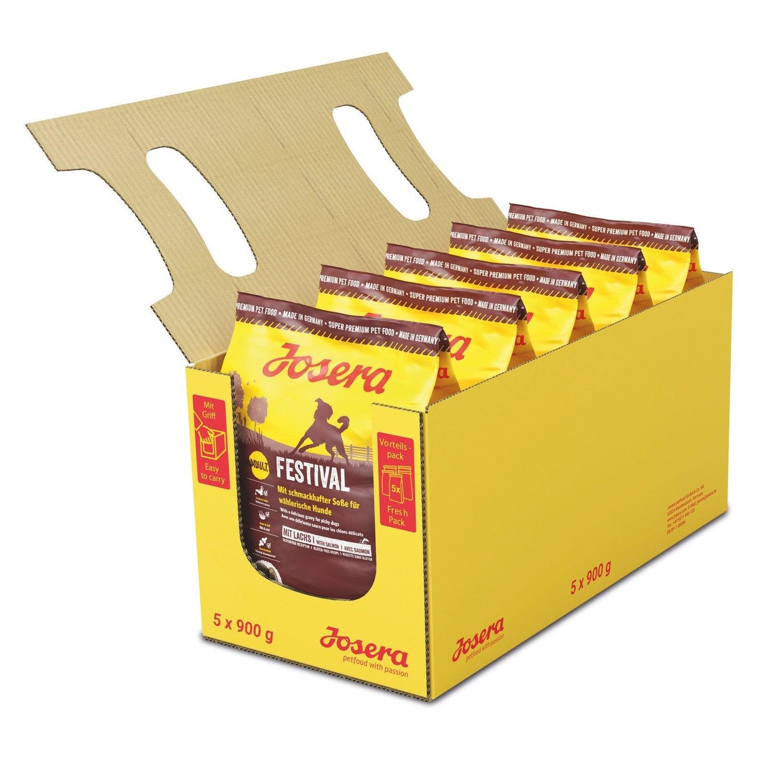 Artikel mit dem Namen Josera Hund Festival im Shop von zoo.de , dem Onlineshop für nachhaltiges Hundefutter und Katzenfutter.