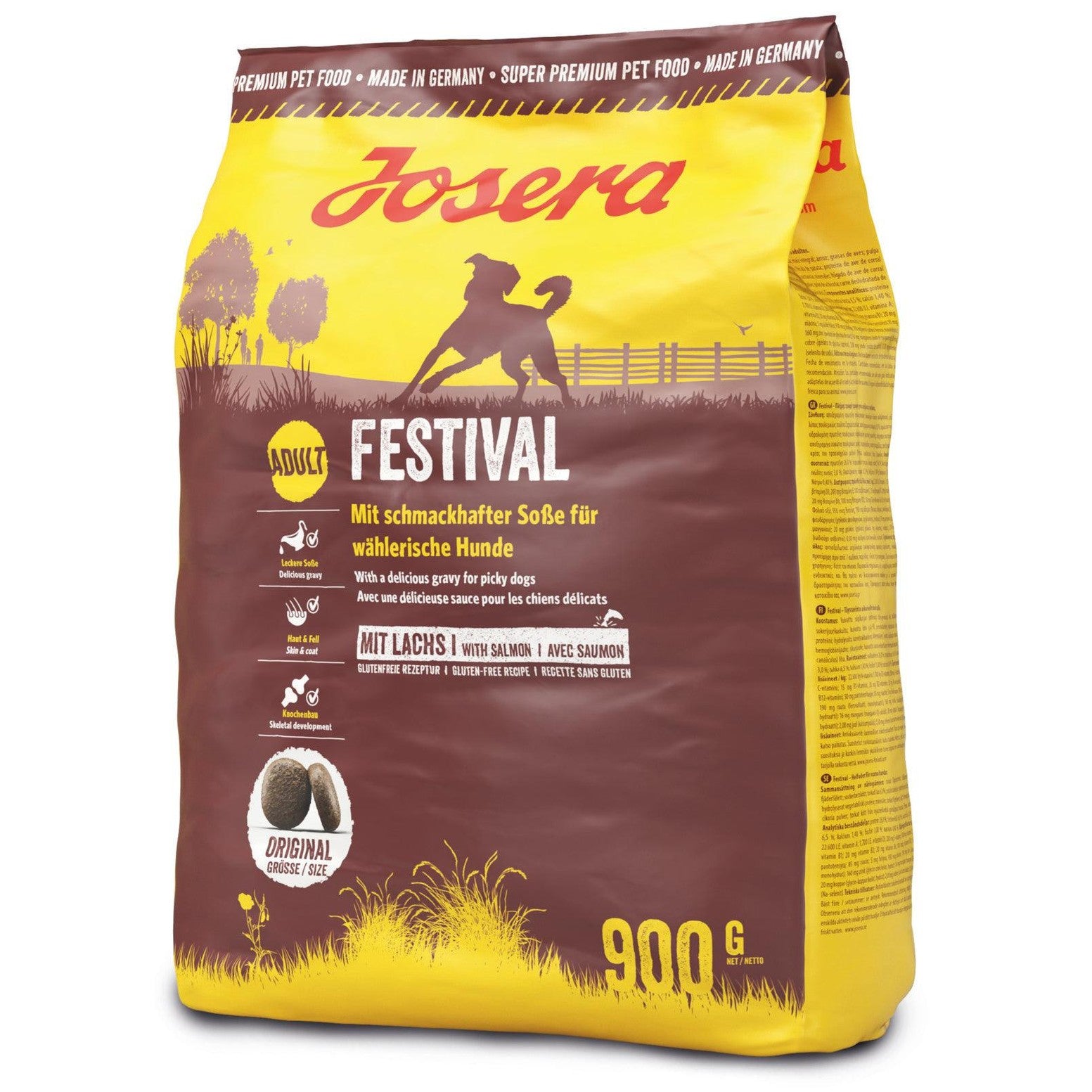 Artikel mit dem Namen Josera Hund Festival im Shop von zoo.de , dem Onlineshop für nachhaltiges Hundefutter und Katzenfutter.
