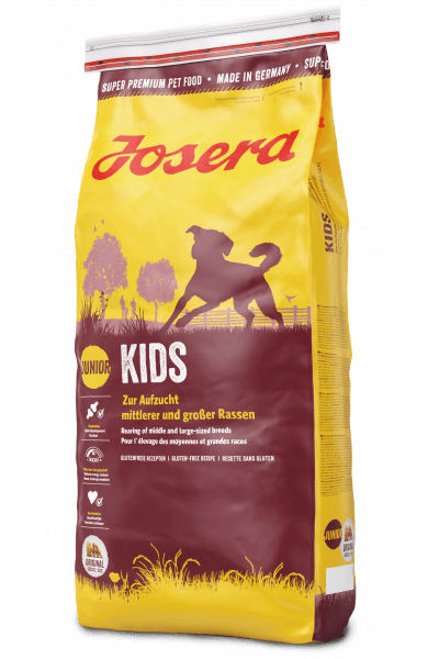 Artikel mit dem Namen Josera Hund Kids im Shop von zoo.de , dem Onlineshop für nachhaltiges Hundefutter und Katzenfutter.