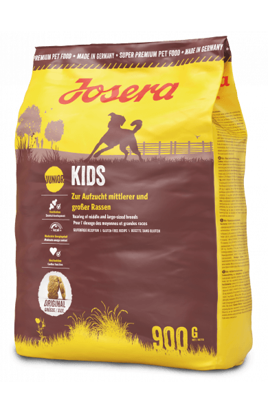 Artikel mit dem Namen Josera Hund Kids im Shop von zoo.de , dem Onlineshop für nachhaltiges Hundefutter und Katzenfutter.